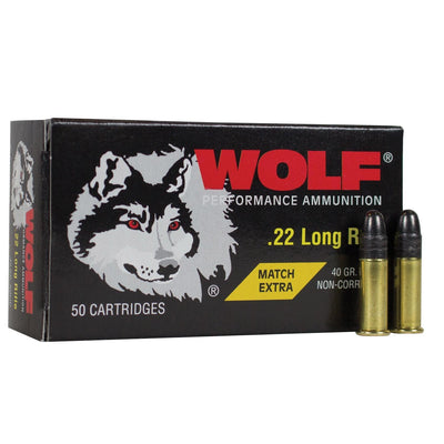 WOLF 22LR MATCH EXTRA 50/BX