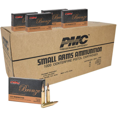 .223 55gr FMJ 1000 RD CASE