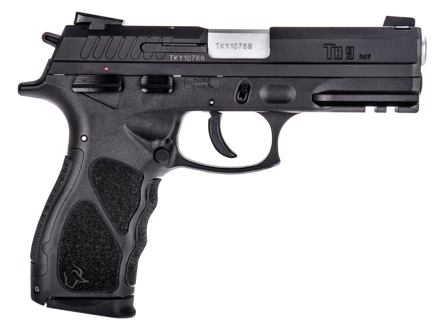 Taurus 1TH9041 TH  Full Size 9mm Luger 17+1 4.27" Matte Stainless Steel Barrel, Matte Black Serrated Slide, Black Polyme
