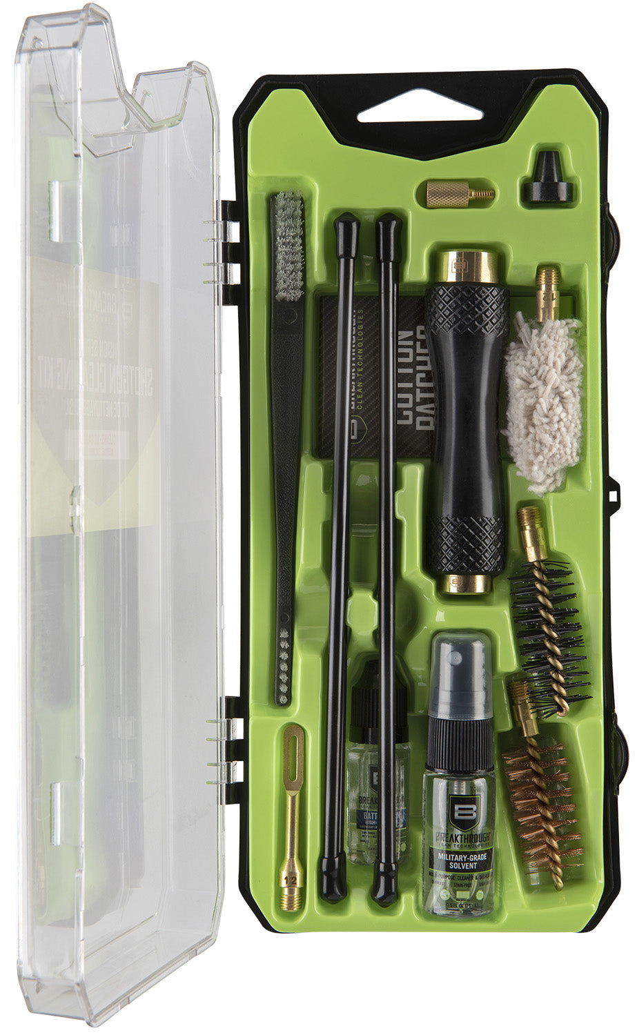 Breakthrough Clean BTCCC12G Vision Series Cleaning Kit 12 Gauge Shotgun/15 Pieces Multi-Color