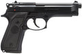 Beretta USA J92M9A0CA M9 *CA Compliant Full Size Frame 9mm Luger 10+1, 4.90" Steel Barrel, Black Bruniton Serrated Steel
