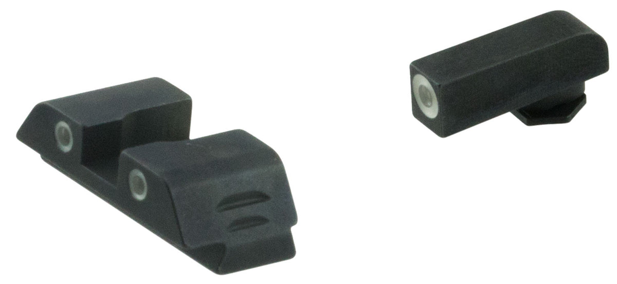 AmeriGlo GL5113 Classic Tritium Sight Set for Glock  Green Tritium White Outline Front Sight-Green Tritium White Outline
