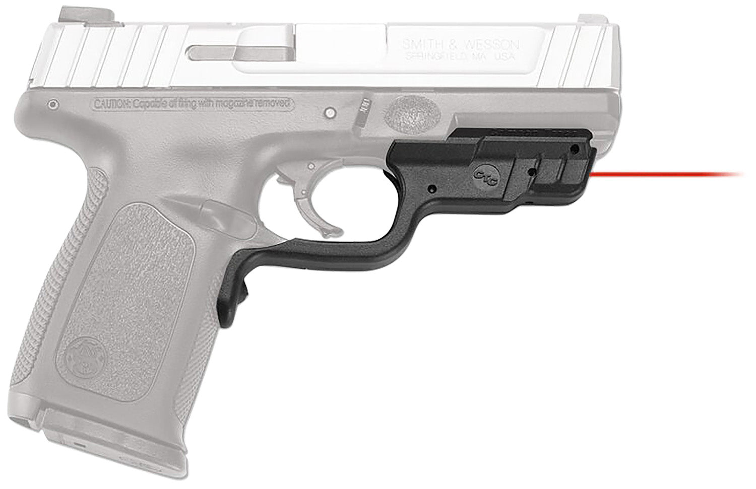 Crimson Trace 0175701 Laserguard  Fits S&W SD, Red Laser Black Polymer