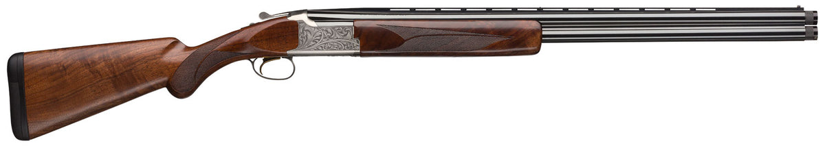 Browning 018142304 Citori White Lightning 12 Gauge with 28" Polished Blued Barrel, 3" Chamber, 2rd Capacity, Silver Nitr