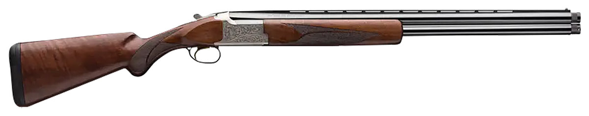Browning 018142305 Citori White Lightning 12 Gauge with 26" Polished Blued Barrel, 3" Chamber, 2rd Capacity, Silver Nitr