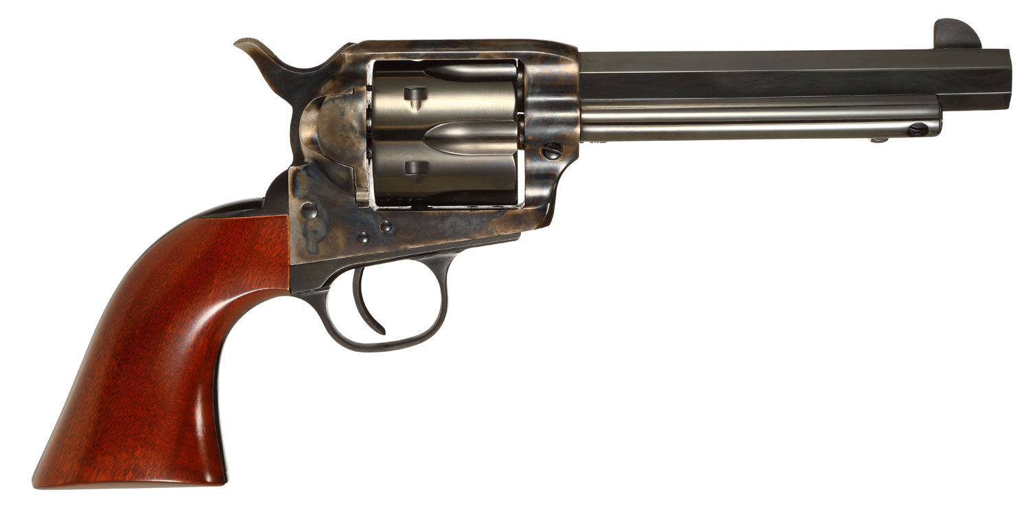 Taylors & Company 556105 1873 Cattleman Drifter 357 Mag Caliber with 5.50" Blued Finish Barrel, 6rd Capacity Blued Finis