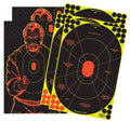 Birchwood Casey 34630 Shoot-N-C Reactive Target Combo Pack Self-Adhesive Paper Multi Color 12"x18" Oval Silhouette/Bad G
