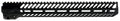 Seekins Precision 0010530053 NOXS M-LOK Rail System AR-15 Black Hardcoat Anodized 6005A-T6 Aluminum 15" Picatinny
