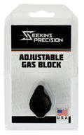 Seekins Precision 0011510031 Low Profile Adjustable Gas Block 1.37" x .94" Black Melonite