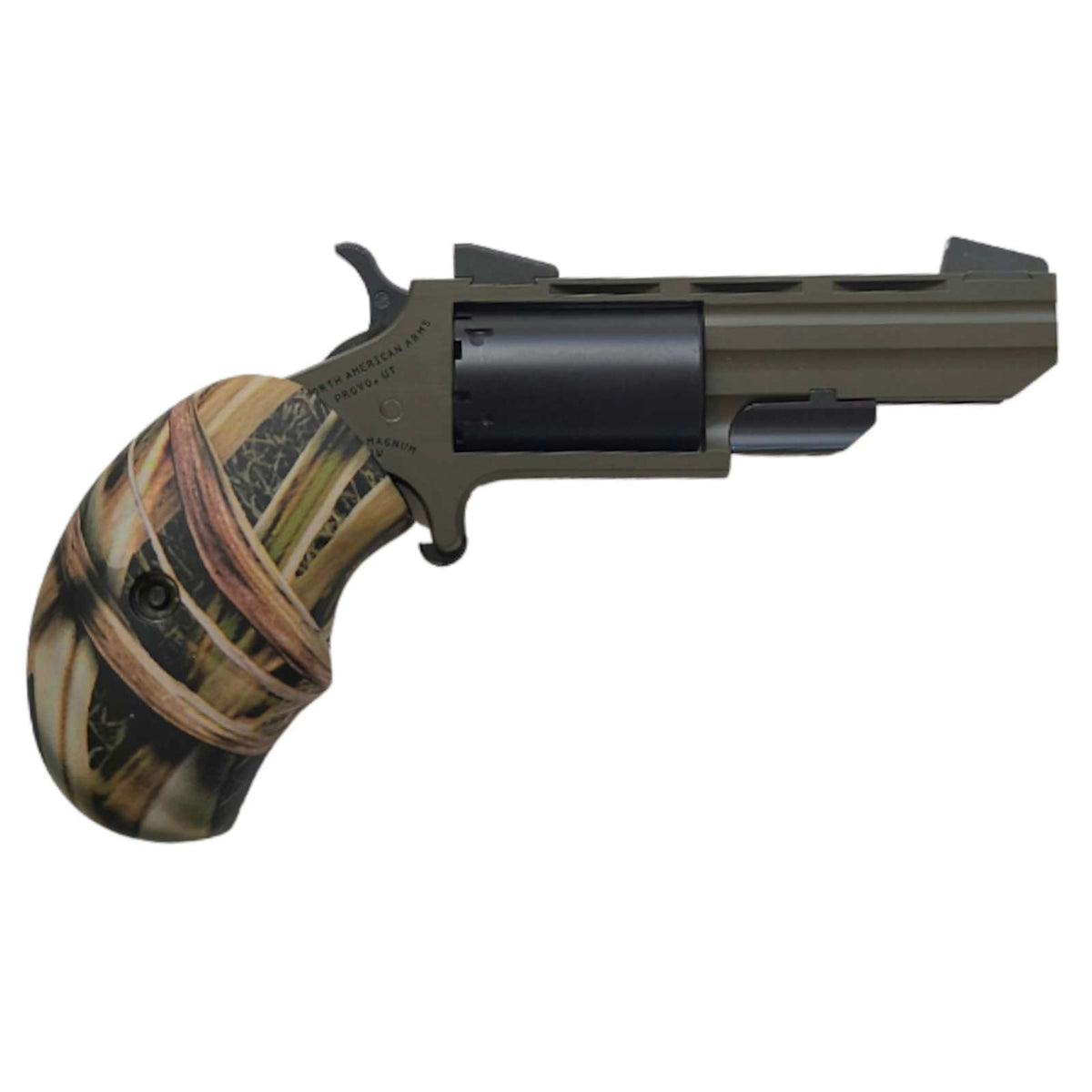 NAA MINI REVOLVER HUNTSMAN 22 MAG OD FRM/BLK ACCENTS