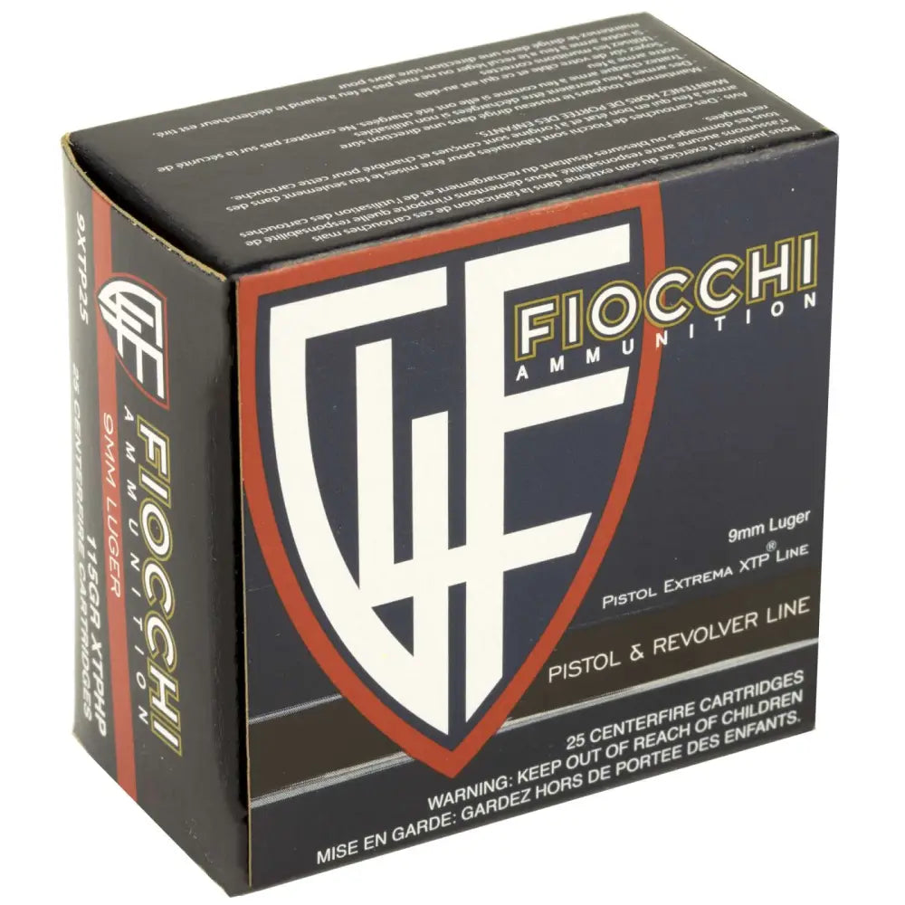FIOCCHI 9MM LUGER 115GR XTPJHP