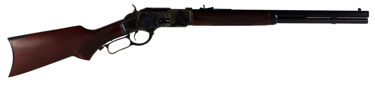 Taylors & Company 550219 1873  45 Colt (LC) Caliber with 10+1 Capacity, 20" Blued Octagon Barrel, Color Case Hardened Me