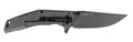 Kershaw 8300 DuoJet  3.25" Folding Clip Point Plain Gray TiCN 8Cr13MoV SS Blade Gray TiCN Stainless Steel Handle Include