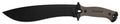 Kershaw 1077TAN Camp 10 10" Black Powder Coated 65Mn Carbon Steel Blade Black/Tan Glass-Filled Nylon Handle 16" Long Inc