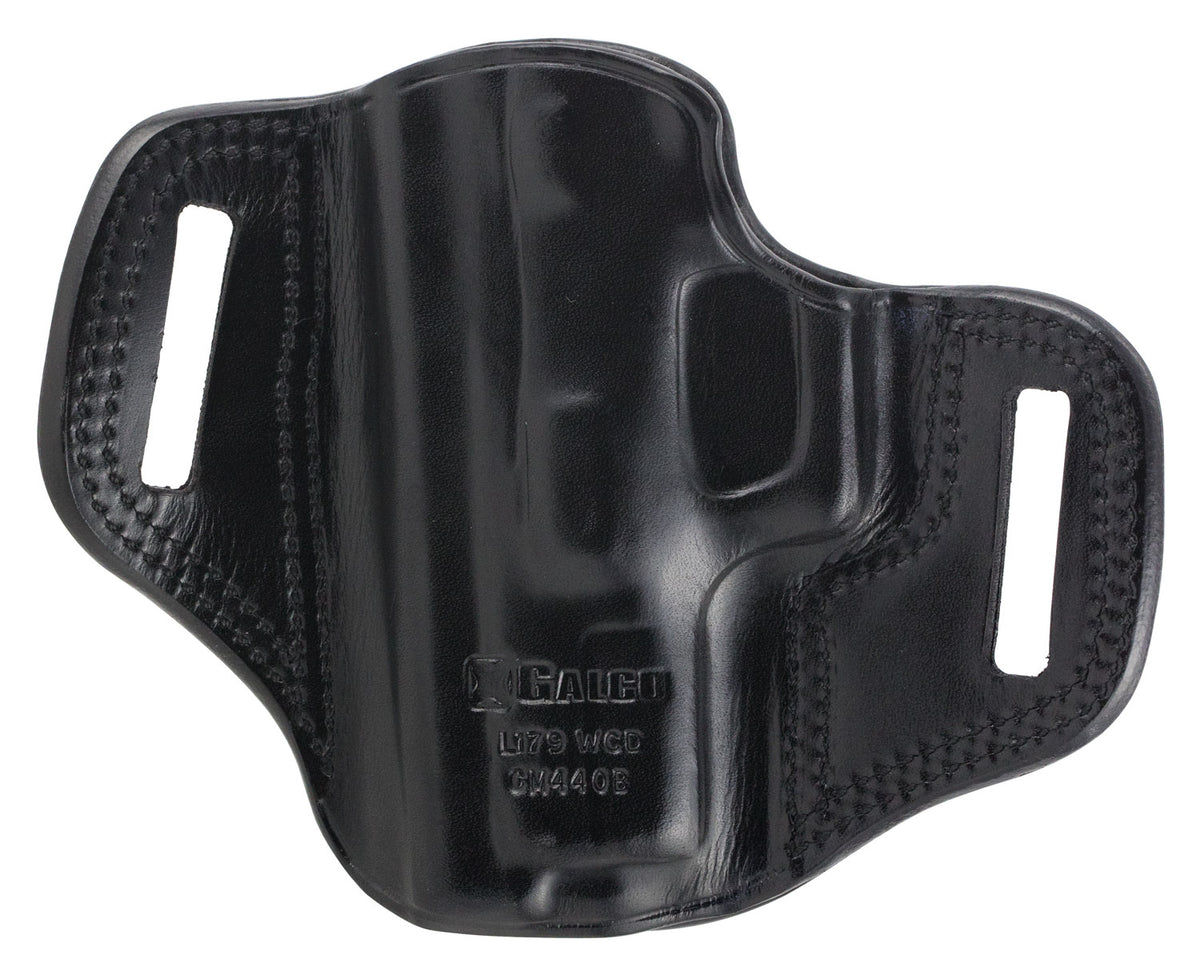 Galco CM440B Combat Master  OWB Black Leather Belt Slide Fits Springfield XD Fits Springfield XD Mod. 2 Fits Springfield