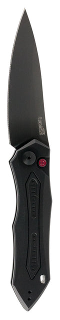 Kershaw 7800BLK Launch 6 3.75" Folding Drop Point Plain Black DLC CPM 154 SS Blade Black Anodized Aluminum Handle Includ
