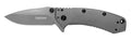 Kershaw 1555TI Cryo  2.75" Folding Drop Point Plain Gray TiN 8Cr13MoV SS Blade Gray PVD Stainless Steel Handle Includes 