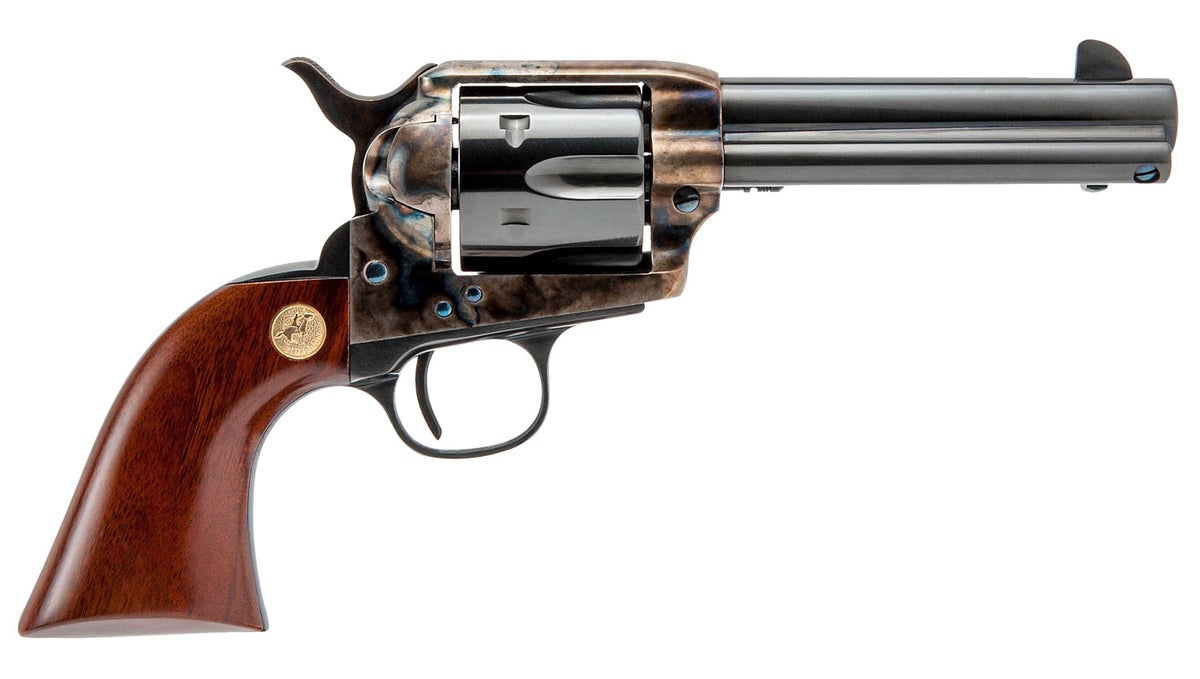 Cimarron MP410 Model P  45 Colt (Long Colt) 6 Shot 4.75" Blued Stainless Steel Barrel, Blued Cylinder, Color Case Harden