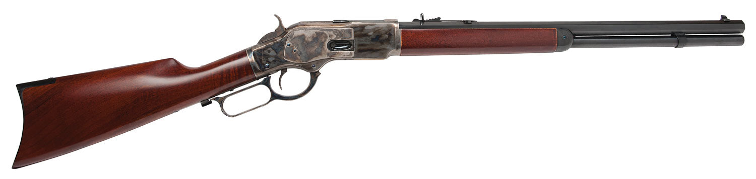 Cimarron CA281 1873 Short Full Size 45 Colt (Long Colt) 10+1 20" Blued Octagon Barrel, Color Case Hardened Stainless Ste