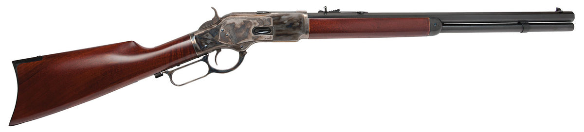 Cimarron CA271 1873 Short Full Size 38 Special 357 Mag 10+1 20" Blued Octagon Barrel, Color Case Hardened Stainless Stee