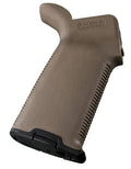 Magpul MAG416-FDE MOE+ Grip Textured Flat Dark Earth Polymer with OverMolded Rubber for AR-15, AR-10, M4, M16, M110, SR2