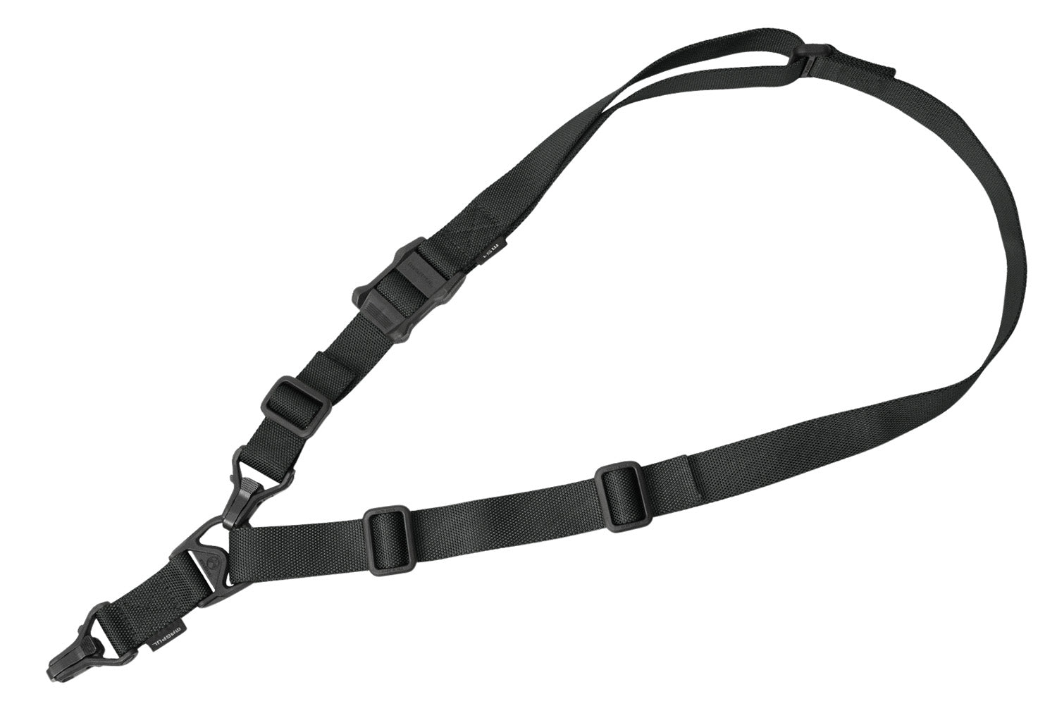 Magpul MAG514BLK MS3 Gen2 Sling Black Nylon 48"-60" OAL Adjustable One-Two Point Rifle