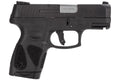 Taurus 1G2S931 G2S  Compact Frame 9mm Luger 7+1 3.26" Matte Stainless Steel Barrel, Matte Black Serrated Alloy Steel Sli