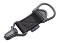 Magpul MAG516-BLK MS1/MS3 Sling Adapter made of Steel with Black Melonite Finish, Polymer Hardware, Nylon 1.25" Webbing 