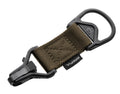 Magpul MAG516-COY MS1/MS3 Sling Adapter made of Steel with Coyote Melonite Finish, Polymer Hardware, Nylon 1.25" Webbing