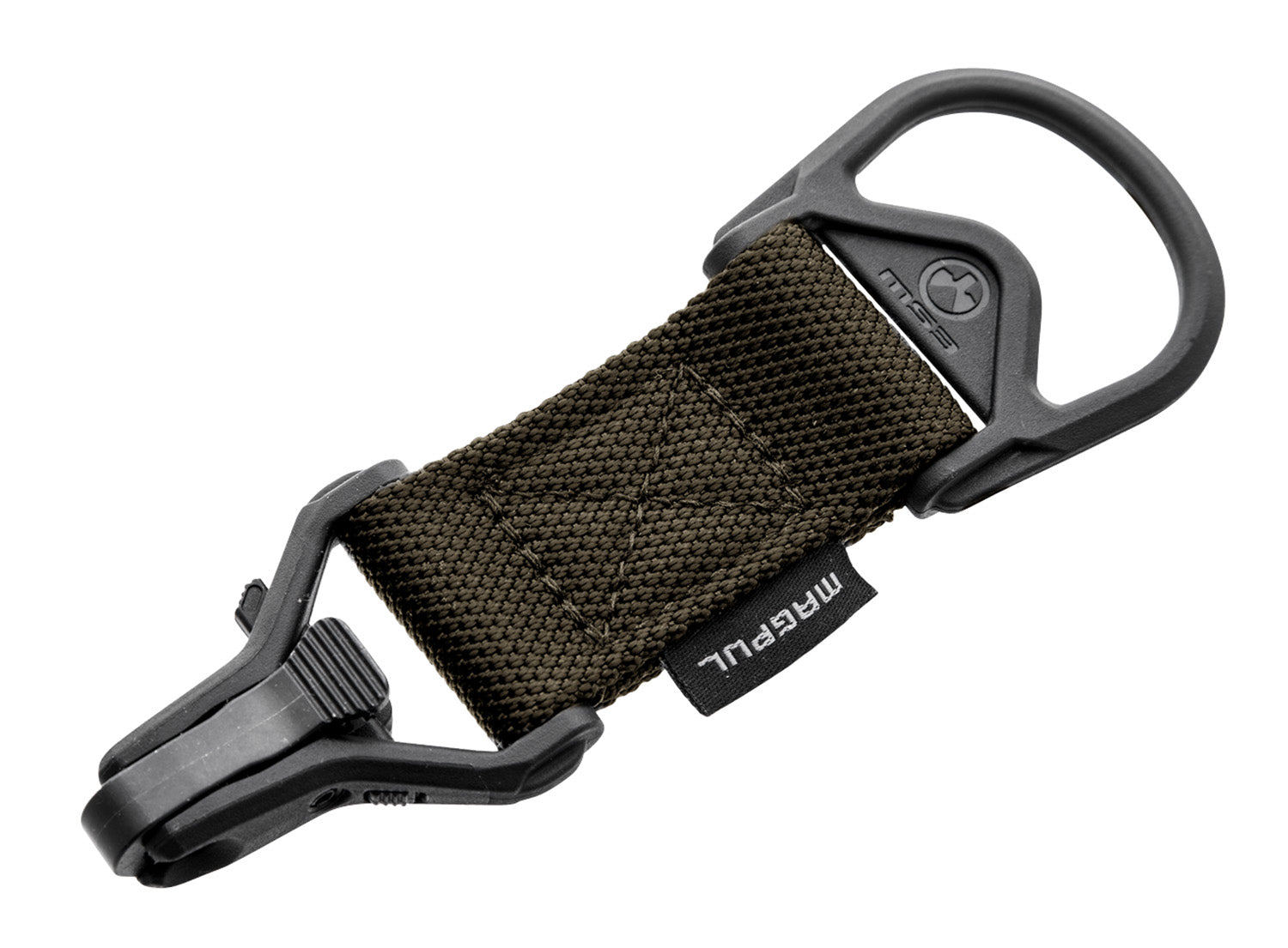 Magpul MAG516-RGR MS1/MS3 Sling Adapter made of Steel with Ranger Green Melonite Finish, Polymer Hardware, Nylon 1.25" W