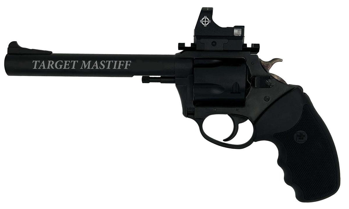 CHARTER ARMS TARGET MASTIFF HGR 357 MAG 6" BBL BLACK SIGHTMARK MICRO OPTIC PIC RAIL 5/RD