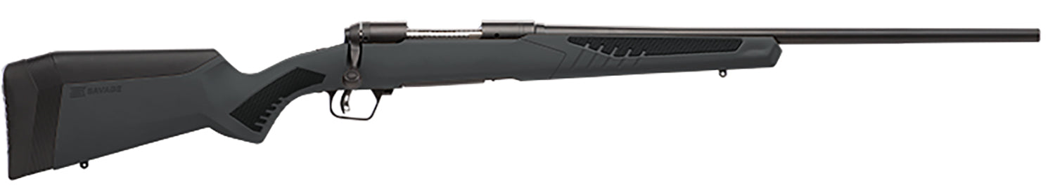 Savage Arms 57173 110 Hunter Full Size 6.5 Creedmoor 4+1 24" Matte Black Button-Rifled Barrel, Matte Black Drilled & Tap
