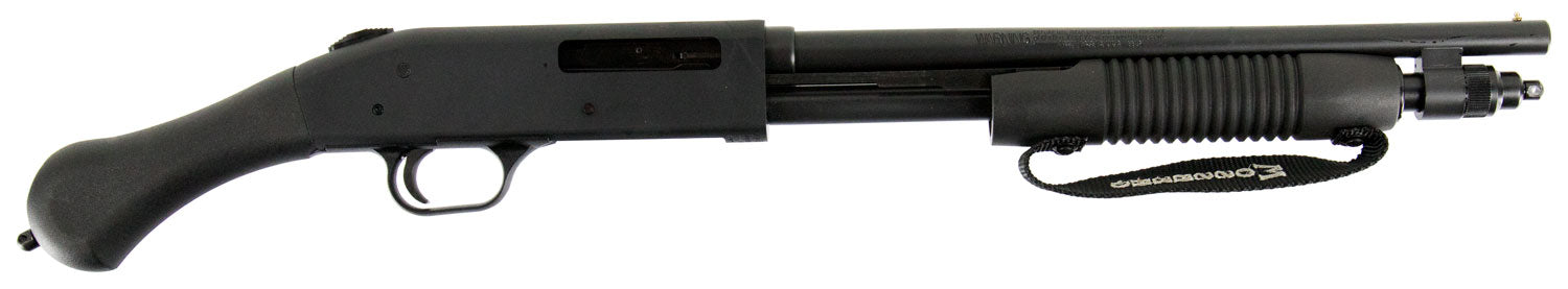 Mossberg 50649 590 Shockwave 410 Gauge Pump 3" 5+1 14.38" Matte Blued Heavy-Walled Barrel, Drilled & Tapped Blued Stainl