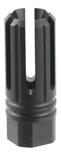 TacFire MZ10053BN 6 Prong Flash Hider Black Nitride Steel with 5/8"-24 tpi Threads, 2.22" OAL & 0.87" Diameter for 308 W