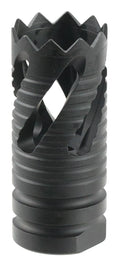 TacFire MZ1021 Thread Crown Muzzle Brake Black Oxide Steel with 1/2"-28 tpi Threads & 2.05" OAL for 5.56x45mm NATO AR-15