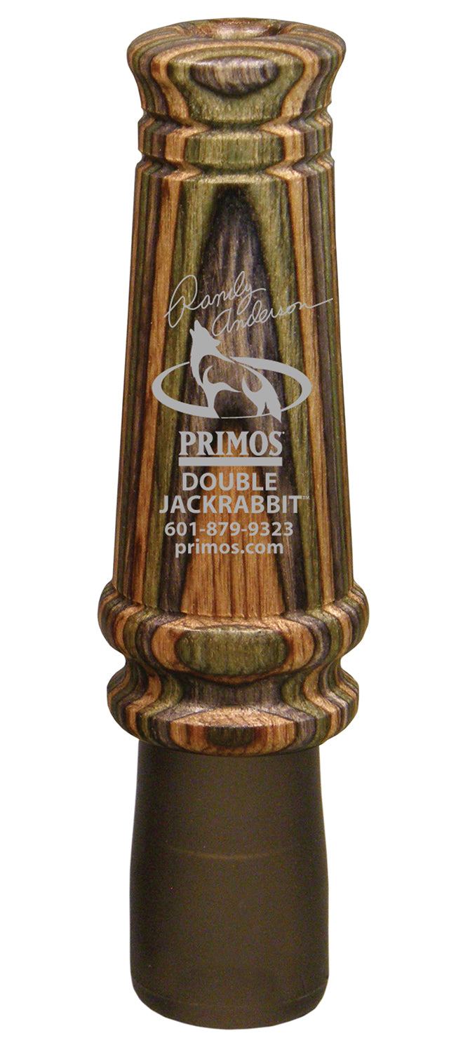 Primos 366 Randy Anderson Double Jackrabbit Open Call Double Reed Rabbit Sounds Attracts Predators Multi Color Laminated