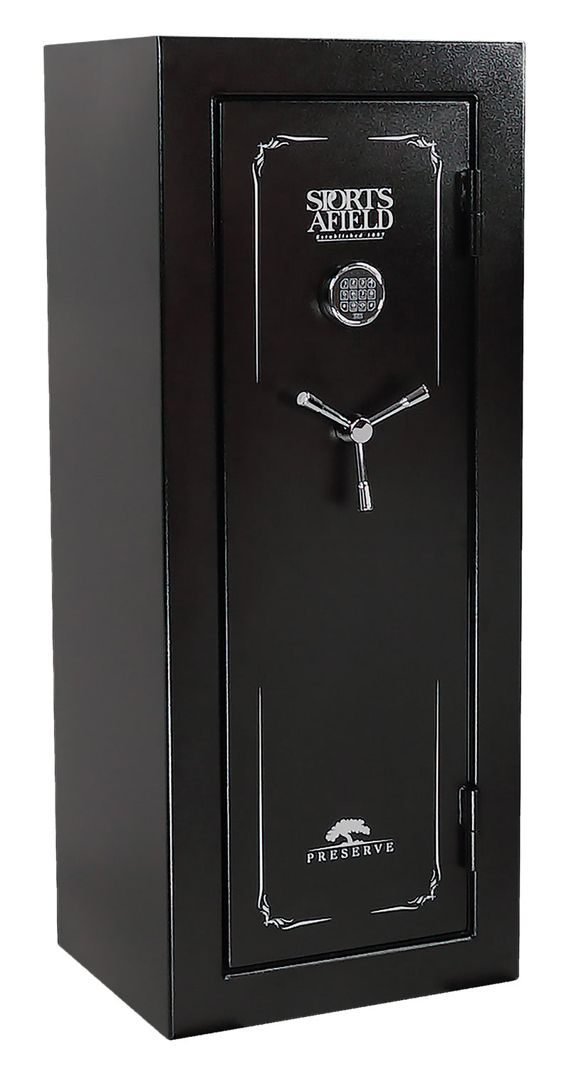 Sports Afield SECSA5924P Preserve SA5924P Electronic Keypad/Key Entry Black Textured Steel Holds 24 + 4 59" H x 24" W x 