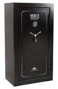 Sports Afield SECSA5932P Preserve SA5932P Keypad/Key Entry Black Textured Steel Holds 32 + 6 59" H x 32" W  x 20" D Fire