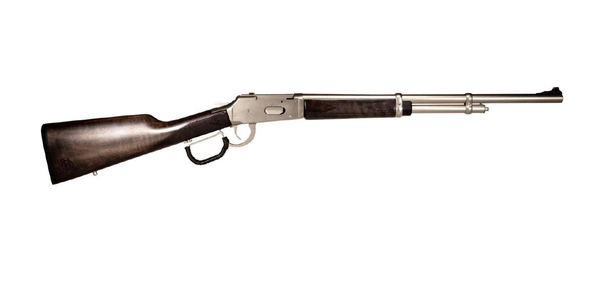 HERITAGE RANGE SIDE LEVER 410G 20" 5RD NICKEL/WALNUT