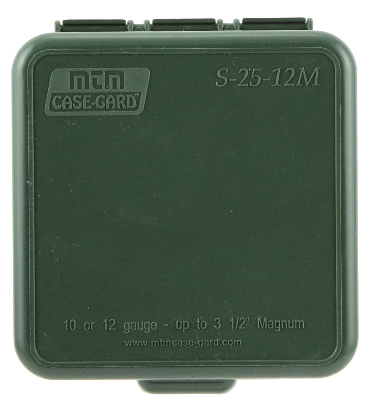MTM Case-Gard S2512M11 Shotshell Box Flip-Top Multi Gauge Shotgun Forest Green Polypropylene 25rd