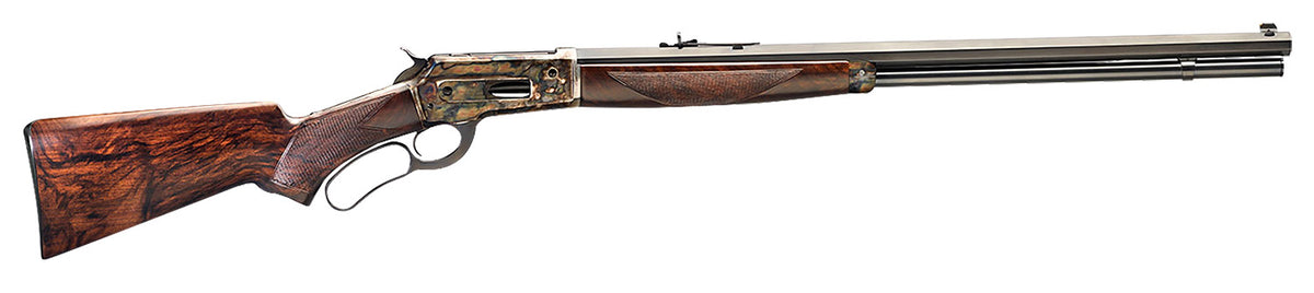 Davide Pedersoli 010S738457 1886 Sporting Full Size 45-70 Gov 8+1 26" Blued Octagon Steel Barrel, Blued Steel Receiver, 