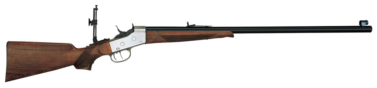 Davide Pedersoli 010S822457 Rolling Block Creedmoor #2 Full Size 45-70 Gov 1rd, 30" Blued Round Steel Barrel, Blued Stee