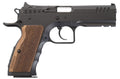 Tanfoglio IFG TFSTOCKI9 Defiant Stock I 9mm Luger Caliber with 4.50" Barrel, 16+1 Capacity, Overall Black Finish Steel, 