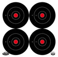 Birchwood Casey 35570 Dirty Bird  6" Bullseye Tagboard Hanging Black/White 100 Per Pkg