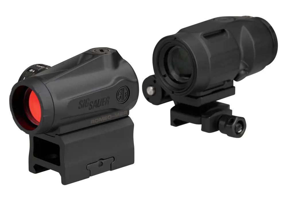 SIG SAUER ROMEO MSR G2 COMBO KIT 2MOA RED DOT, JULIET3 MICRO 3X22MM MAGNIFER