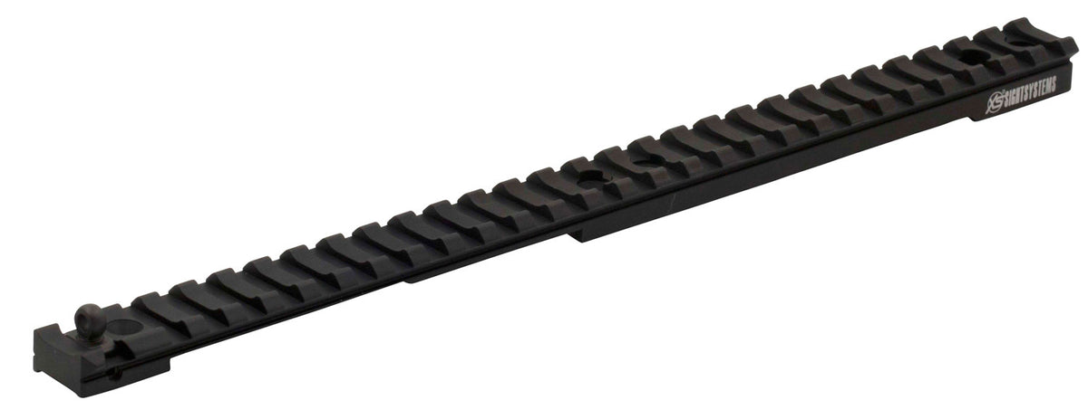 XS Sights RU5000RN GunSite Scout Rifle Scope Mount with Integrated Ghost Ring  Black Anodized 0 MOA