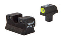 Trijicon 600514 HD Night Sights  Green/Tritium Yellow Outline Front Sight-Green Tritium Black Outline Rear Sight Colt 19