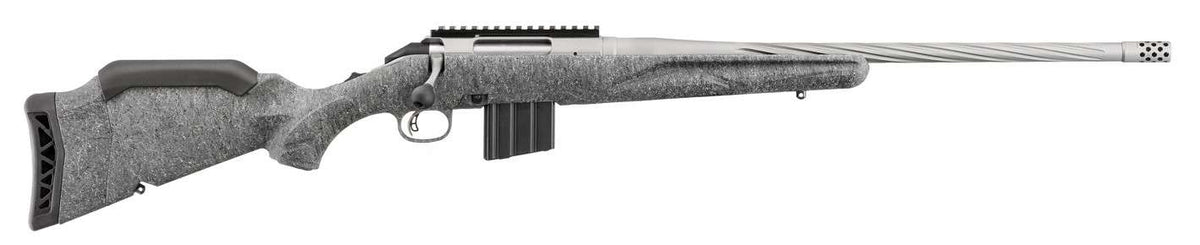 RUGER AMERICAN G2 6MM ARC 20" SPIRAL FLTD T.B. GRY SPLTR 10RD