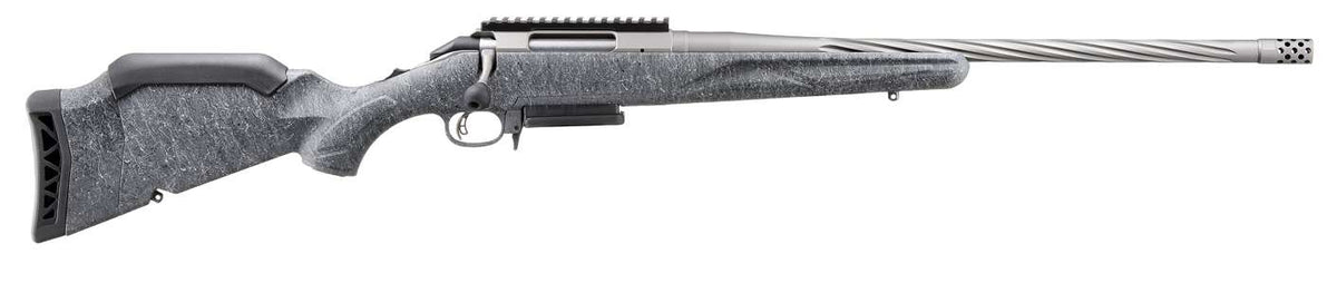 RUGER AMERICAN G2 6MM CM 20" SPIRAL FLTD T.B. GRY SPLTR 3RD