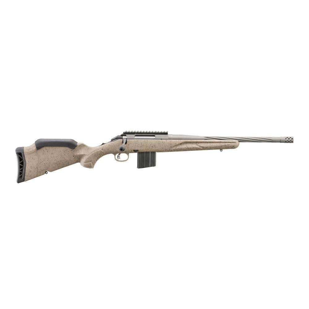 RUGER AMERICAN G2 RANCH 22 ARC 16.1" SPRL FLTD T.B. FDE SPLTR 10RD